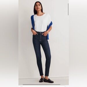 Madewell 10" High-Rise Skinny Jeans in Bensley Wash size 26